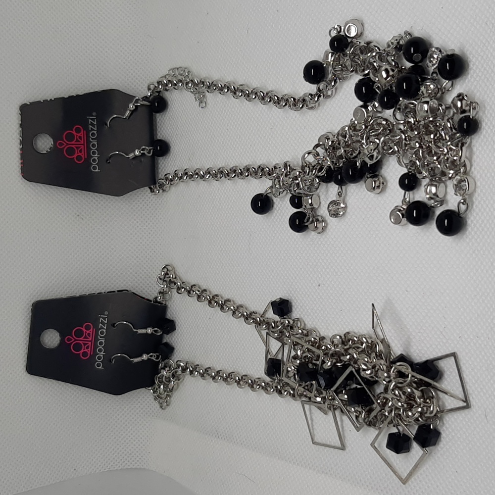 Bundle of 2 paparazzi necklace and earrings sets